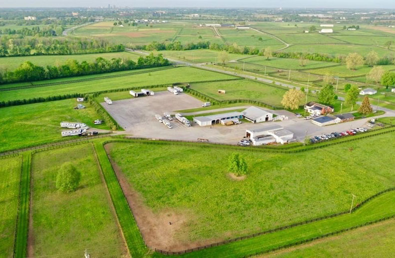 Overhead view of Lexington location